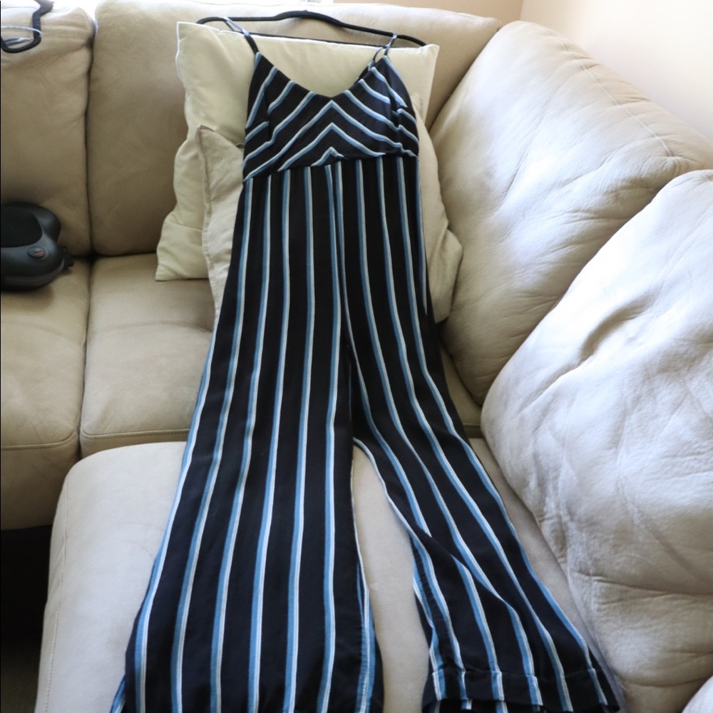 New Look - Striped Strappy Jumpsuit